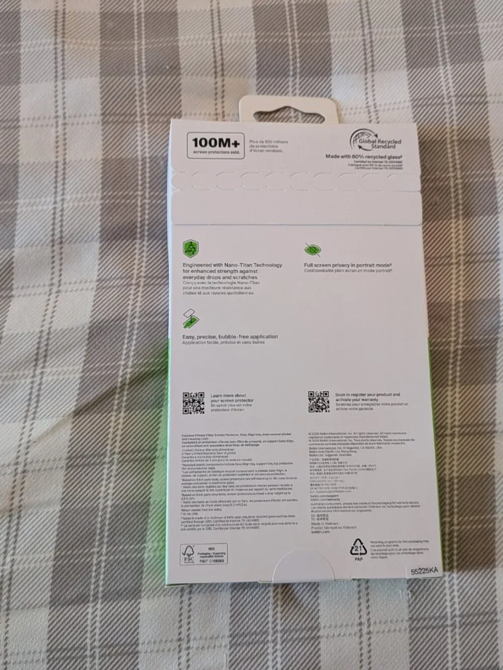 Belkin SmartShield Privacy Filter Screen Protector Samsung Galaxy S26 Ultra